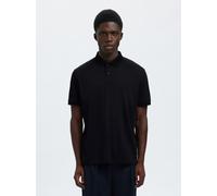 Selected Fave Button Kurzarm-poloshirt XL Black