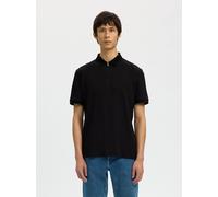 Selected Fave Structure Polo Kurzarm-poloshirt XL Black