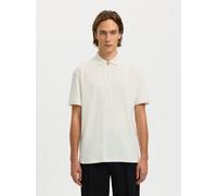 SELECTED MEN - SLMFAVE STRUCTURE SS POLO NOOS Cloud Dancer - Gr. - S