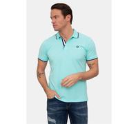Poloshirt SIR RAYMOND TAILOR, Herren, Gr. XL, blau, 100% Baumwolle, unifarben, ohne Ausschnitt, Shirts, mit klassischem Kragen und kurzer Knopfleiste (64299622-XL) blau