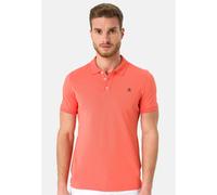 Poloshirt SIR RAYMOND TAILOR "Wheaton", Herren, Gr. M, orange, 100% Baumwolle, unifarben, ohne Ausschnitt, Shirts, mit klassischem Kragen und kurzer Knopfleiste (20713829-M) orange