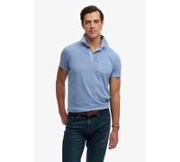 Superdry Classic Cotton Linen Kurzarm-poloshirt 2XL Vibrant Blue