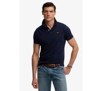Poloshirt SUPERDRY "CLASSIC PIQUE POLO", Damen, Gr. 3XL, rich navy, Single Jersey, Obermaterial: 100% Baumwolle, unifarben, relaxed fit normal, Rundhals, Shirts (76872335-XXXL) rich navy