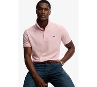 Poloshirt SUPERDRY "CLASSIC PIQUE POLO", Damen, Gr. XXL, montauk pink, Single Jersey, Obermaterial: 100% Baumwolle, unifarben, relaxed fit normal, Rundhals, Shirts (46944103-XXL) montauk pink
