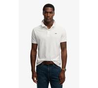 Poloshirt SUPERDRY "CLASSIC PIQUE POLO", Damen, Gr. XXL, optic, Single Jersey, Obermaterial: 100% Baumwolle, unifarben, relaxed fit normal, Rundhals, Shirts (17193724-XXL) optic