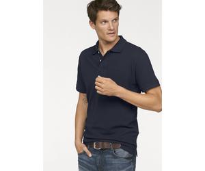 Poloshirt TOM TAILOR "Basic", Herren, Gr. L, blau (navy), Piqué, Obermaterial: 100% Baumwolle, unifarben, normal, Flachstrickbündchen, Shirts Poloshirt, Baumwoll-Piqué, Topseller (898894-L)