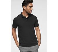 Poloshirt TOM TAILOR "Basic", Herren, Gr. M, schwarz, Piqué, Obermaterial: 100% Baumwolle, unifarben, normal, Flachstrickbündchen, Shirts, Baumwoll-Piqué (352010-M) schwarz