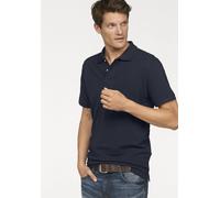 Poloshirt TOM TAILOR "Basic", Herren, Gr. XXL, blau (navy), Piqué, Obermaterial: 100% Baumwolle, unifarben, normal, Flachstrickbündchen, Shirts, Baumwoll-Piqué (898894-XXL) navy