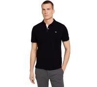 Tom Tailor Poloshirt BASIC CONTRAST Herren mit Kontrastbesatz M Schwarz