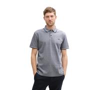 Tom Tailor Herren 1045629 Poloshirt, 24571 - Navy White Two Tone Pique, S EU