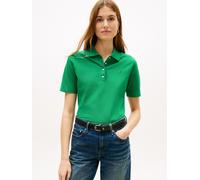 Tommy Hilfiger Damen Poloshirt Kurzarm 1985 Pique Regular Fit, Grün (Courtside Green), S