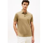 Poloshirt TOMMY HILFIGER "1985 REGULAR POLO", Herren, Gr. M, beige (woodridge), Piqué, Obermaterial: 96% Baumwolle, 4% Elasthan, hoch geschlossener Ausschnitt, Shirts, aus Piqué (72088609-M) woodridge