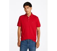 Poloshirt TOMMY HILFIGER "1985 REGULAR POLO", Herren, Gr. M, rot (medium rot), Piqué, Obermaterial: 96% Baumwolle, 4% Elasthan, Basic, normal, Shirts, aus hochwertiger Baumwoll-Piqué-Qualität (8717851