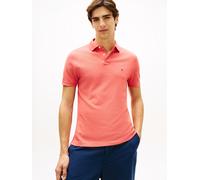 Poloshirt TOMMY HILFIGER "1985 REGULAR POLO", Herren, Gr. S, orange (vintage rot), Piqué, Obermaterial: 96% Baumwolle, 4% Elasthan, hoch geschlossener Ausschnitt, Shirts, aus Piqué (94526449-S) vintag