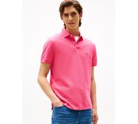 Poloshirt TOMMY HILFIGER "1985 REGULAR POLO", Herren, Gr. S, pink (pink alert), Piqué, Obermaterial: 96% Baumwolle, 4% Elasthan, hoch geschlossener Ausschnitt, Shirts, aus Piqué (54623700-S) pink aler