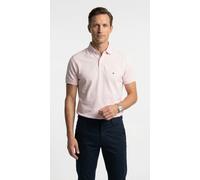 Poloshirt TOMMY HILFIGER "1985 REGULAR POLO", Herren, Gr. XXL (56), rosa (light pink), Piqué, Obermaterial: 97% Baumwolle, 3% Elasthan, bestickt, unifarben, hoch geschlossener Ausschnitt, Shirts, aus