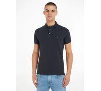 Poloshirt TOMMY HILFIGER "1985 SLIM POLO", Herren, Gr. XXL (56), blau (desert sky), Piqué, Obermaterial: 97% Baumwolle, 3% Elasthan, unifarben, Basic, schmal normal, Rundhals, eingesetzt Rippbündchen,