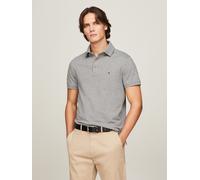 Tommy Hilfiger Herren Poloshirt Kurzarm 1985 Slim Fit, Grau (Medium Grey Heather), XL