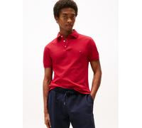 Tommy Hilfiger Herren Poloshirt Kurzarm 1985 Slim Fit, Mehrfarbig (Medium Red), XL