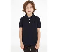 Tommy Hilfiger Jungen Poloshirt Kurzarm aus Bio-Baumwolle, Blau (Sky Captain), 10 Jahre