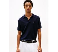 Tommy Hilfiger Herren Poloshirt Kurzarm Essential Cotton Knitted Dick, Blau (Desert Sky), M