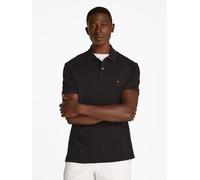 Poloshirt TOMMY HILFIGER "LIQUID COTTON ESSENTIAL REG POLO", Herren, Gr. S, schwarz, Jersey, Obermaterial: 100% Baumwolle, Shirts (22490131-S) schwarz
