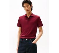 Poloshirt TOMMY HILFIGER "LIQUID COTTON REGULAR SEASONAL", Herren, Gr. XXL, rot (deep rouge), Jersey, Obermaterial: 100% Baumwolle, normal hüftlang, Rippbündchen, Shirts, mit Logostickerei (30309859-X