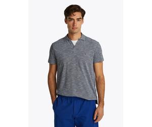 Poloshirt TOMMY HILFIGER "SLUB OXFORD PIQUE REG POLO", Herren, Gr. XXL, blau (desert sky, weiß), Piqué, Obermaterial: 100% Baumwolle, regular fit, Shirts (24936558-XXL) desert sky, weiß