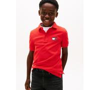Tommy Hilfiger Boy's Wavy Flag Polo Ithica Placket Ss KB0KB10227 Polos, RED (Rapid Red), 14 Jahre