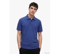 Poloshirt TOMMY JEANS "TJM REGULAR FIT", Herren, Gr. L, blau (blau storm), Jersey, Obermaterial: 100% Baumwolle, regular fit normal, Rundhals, eingesetzt angesetztes Bündchen, Shirts (99890467-L) blau