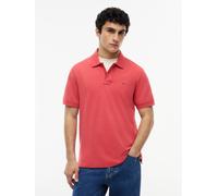 Poloshirt TOMMY JEANS "TJM REGULAR FIT", Herren, Gr. L, anthem rot, Jersey, Obermaterial: 100% Baumwolle, regular fit normal, Rundhals, eingesetzt angesetztes Bündchen, Shirts (86032419-L) anthem rot