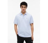 Poloshirt TOMMY JEANS "TJM REGULAR TIPPED", Herren, Gr. L, moonlight iris, Jersey, Obermaterial: 100% Baumwolle, regular fit normal, Rundhals, eingesetzt angesetztes Bündchen, Shirts, Regular fit mit