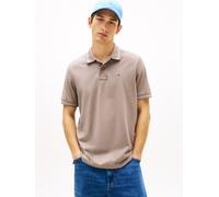 Tommy Jeans Poloshirt TJM Regular Tipped Herren Jersey 100% Baumwolle Grau (Ivy Mink) XL