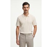 Tommy Jeans Relaxed Fit Poloshirt aus reiner Baumwolle in Sand, Größe S