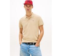Poloshirt TOMMY JEANS "TJM SLIM PLACKET POLO EXT", Herren, Gr. 3XL, gentle gold, Piqué, Obermaterial: 100% Baumwolle, slim fit, Shirts (66151540-XXXL) gentle gold