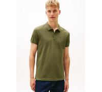 Poloshirt TOMMY JEANS "TJM SLIM PLACKET POLO EXT", Herren, Gr. 4XL, dunkelgrünery, Piqué, Obermaterial: 100% Baumwolle, slim fit, Shirts (76675661-4XL) dunkelgrünery