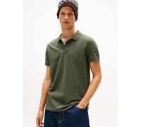 Poloshirt TOMMY JEANS "TJM SLIM PLACKET POLO EXT", Herren, Gr. S, grün (pewter grün), Piqué, Obermaterial: 100% Baumwolle, slim fit, Shirts Poloshirt (63788116-S)