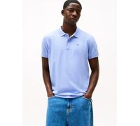 Poloshirt TOMMY JEANS "TJM SLIM PLACKET POLO EXT", Herren, Gr. XXL, nordic iris, Piqué, Obermaterial: 100% Baumwolle, slim fit, Shirts (50247641-XXL) nordic iris