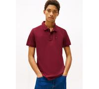 Poloshirt TOMMY JEANS "TJM SLIM PLACKET POLO EXT", Herren, Gr. XXL, rot (rot wine), Piqué, Obermaterial: 100% Baumwolle, slim fit, Shirts (52982539-XXL) rot wine