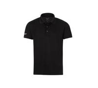 Poloshirt TRIGEMA "TRIGEMA Klassisches Poloshirt COOLMAX", Damen, Gr. 5XL, schwarz, 100% Polyester (recycelt), Shirts (646993-5XL) schwarz