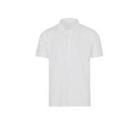 Poloshirt TRIGEMA "TRIGEMA Klassisches Poloshirt COOLMAX", Damen, Gr. 5XL, weiß, Trikot, 100% Polyester (recycelt), lang, ohne Ausschnitt, Shirts (535554-5XL) weiß