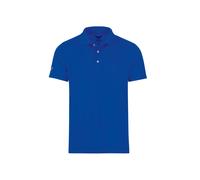 Poloshirt TRIGEMA "TRIGEMA Klassisches Poloshirt COOLMAX", Herren, Gr. 3XL, blau (royal), 100% Polyester (recycelt), Shirts (72524825-XXXL) royal