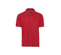 Poloshirt TRIGEMA "TRIGEMA Polohemd mit Brusttasche", Herren, Gr. 4XL, braun (kirsch), 100% Baumwolle, Basic, Shirts (24796633-4XL) kirsch