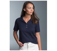 Trigema Damen Poloshirt aus Baumwolle mit Swarovski® Kristallen
