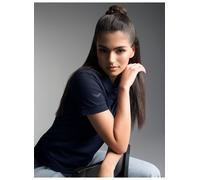Trigema Damen Poloshirt, Blau (blau 046), 48 (Herstellergröße: XL)