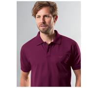 Poloshirt TRIGEMA "TRIGEMA Poloshirt DELUXE Piqué", Herren, Gr. XL, rot (sangria), Piqué, 100% Baumwolle, Basic, lang, ohne Ausschnitt, Shirts (21314637-XL) sangria