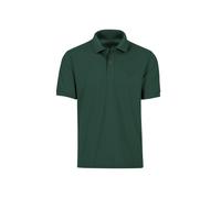Poloshirt TRIGEMA "TRIGEMA Poloshirt DELUXE Piqué", Herren, Gr. XXL, grün (tanne), Piqué, 100% Baumwolle, Basic, lang, ohne Ausschnitt, Shirts (63253905-XXL) tanne
