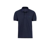 Poloshirt TRIGEMA "TRIGEMA Poloshirt in Piqué-Qualität", Herren, Gr. S, blau (navy), 100% Baumwolle, Basic, Shirts (45285109-S) navy