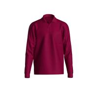 Poloshirt TRIGEMA "TRIGEMA Poloshirt mit Brusttasche", Damen, Gr. M, rot (sangria), 100% Baumwolle, Basic, Shirts Poloshirt (27882714-M)