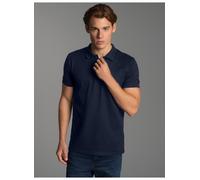 Poloshirt TRIGEMA "TRIGEMA Slim Fit aus DELUXE-Piqué" Gr. M, blau (navy) Herren Shirts (10930601-M) navy